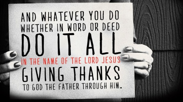 Every detail in your life.